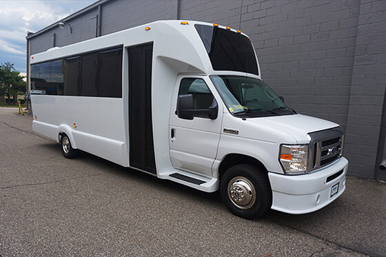 medium-sized limo bus