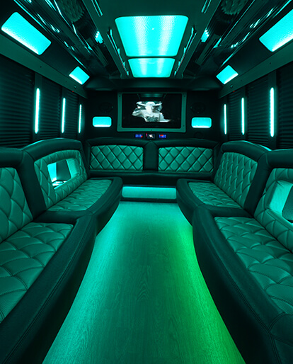 28 passenger limo bus