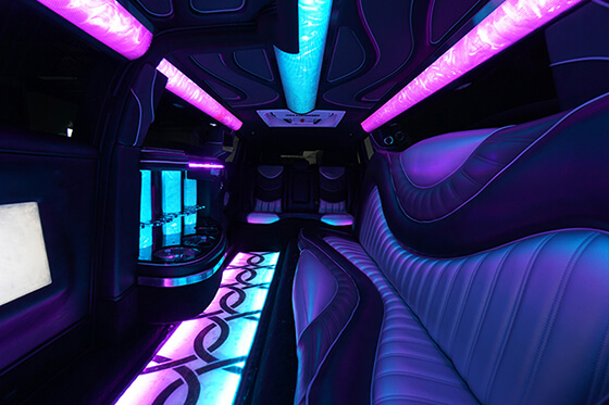 limo plush leather seats